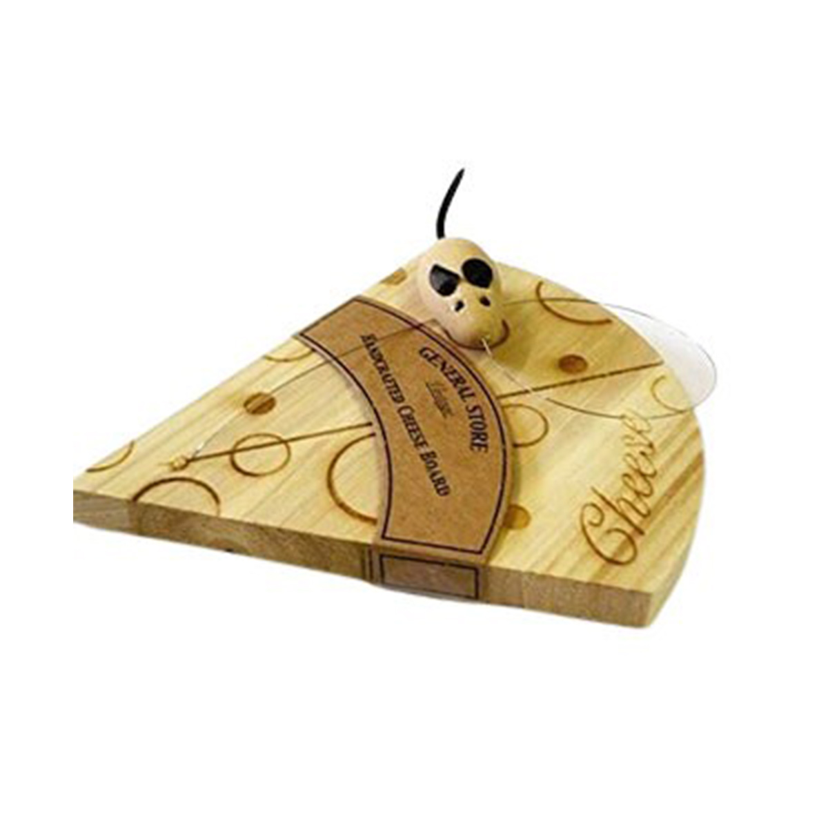Cheese Board with Mouse and Wire Cutter - Image 2